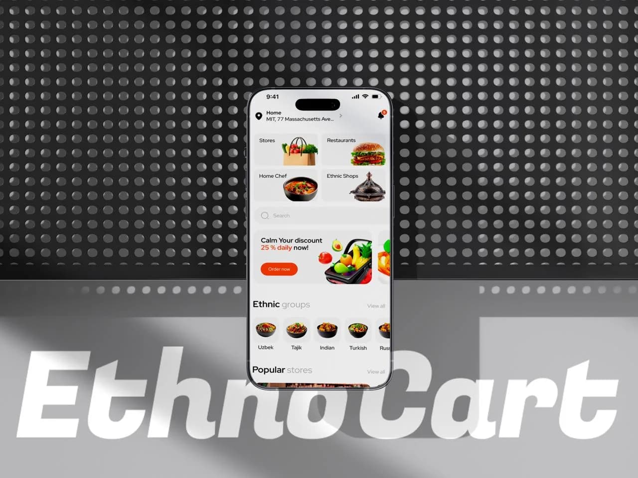 EthnoCart - презентация кейса: витрина маркетплейса этнических продуктов - кадр 1